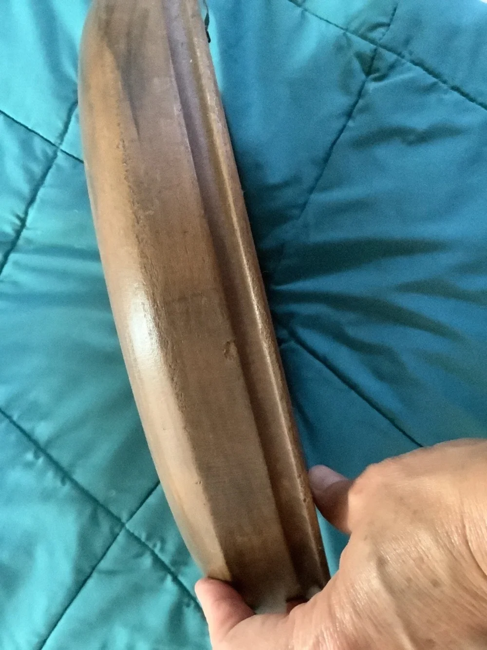 Small vintage wood framed mirror